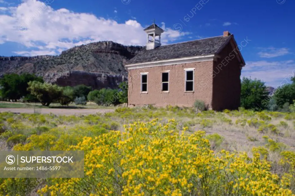 An abandoned building, Grafton Ghost Town, Rockville, Utah, USA