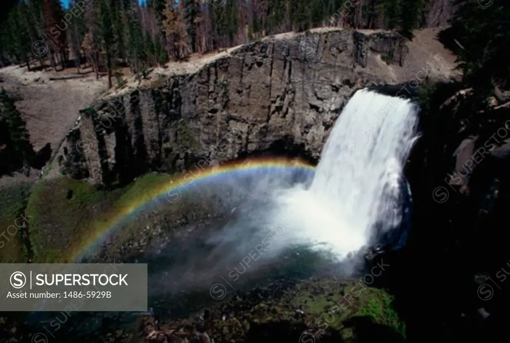 Rainbow Falls Devils Postpile National Monument California USA