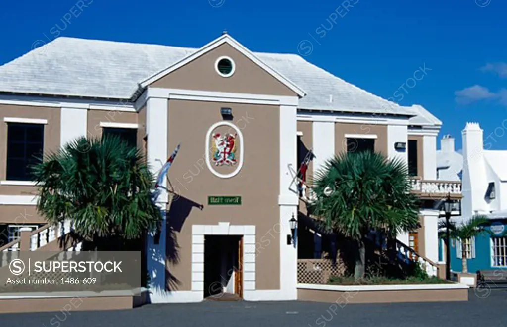 Facade of a church, Wesleyan Methodist Church, Hamilton, Bermuda