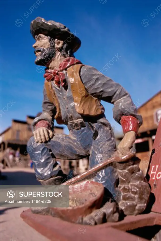 Miner's Statue Goldfield Arizona, USA