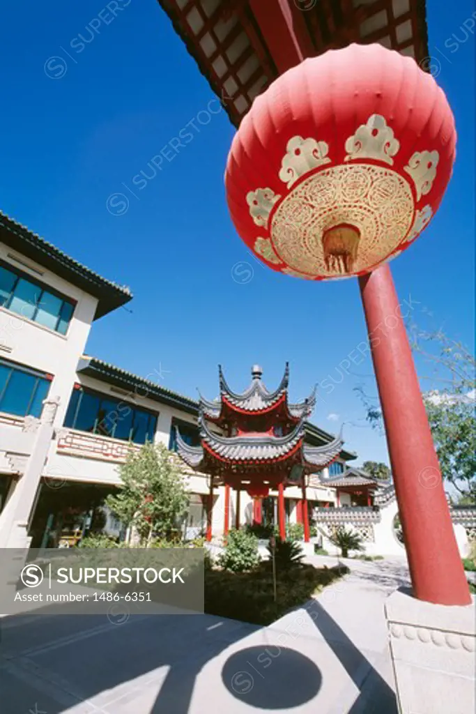 USA, Arizona, Phoenix, COFCO Chinese Cultural Center, red lantern