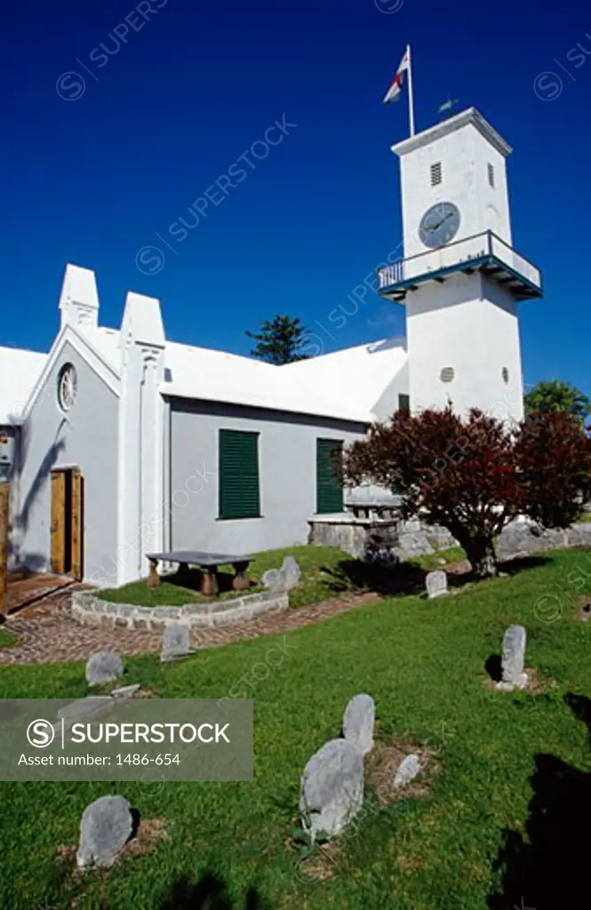 Low angle view of a church, St. Peter's Church, St. George, Bermuda
