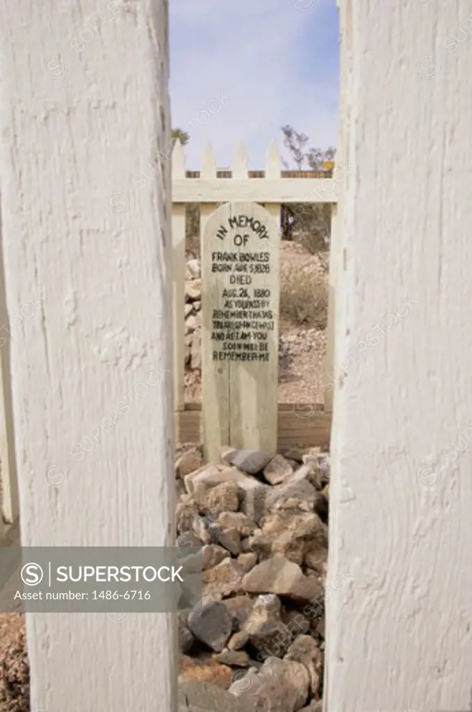 Boothill Cemetery Tombstone Arizona, USA