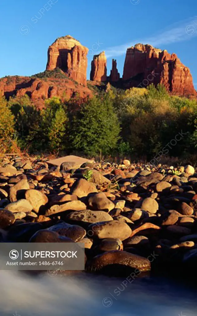 Rock formations, Cathedral Rocks, Arizona, USA