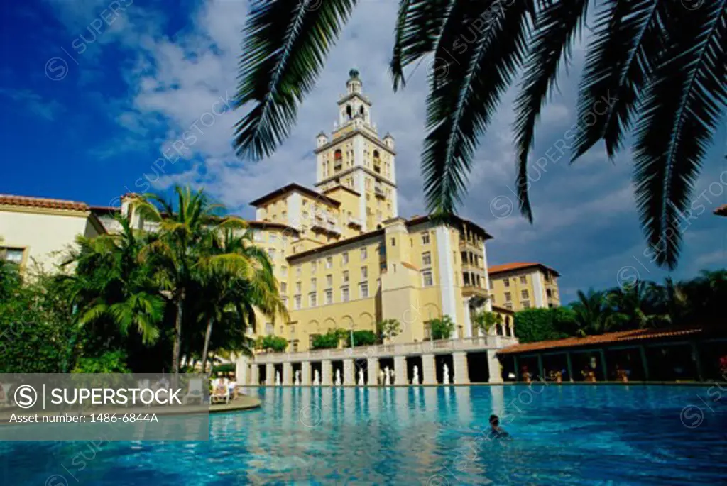 Swimming pool at the Biltmore Hotel, Coral Gables, Florida, USA