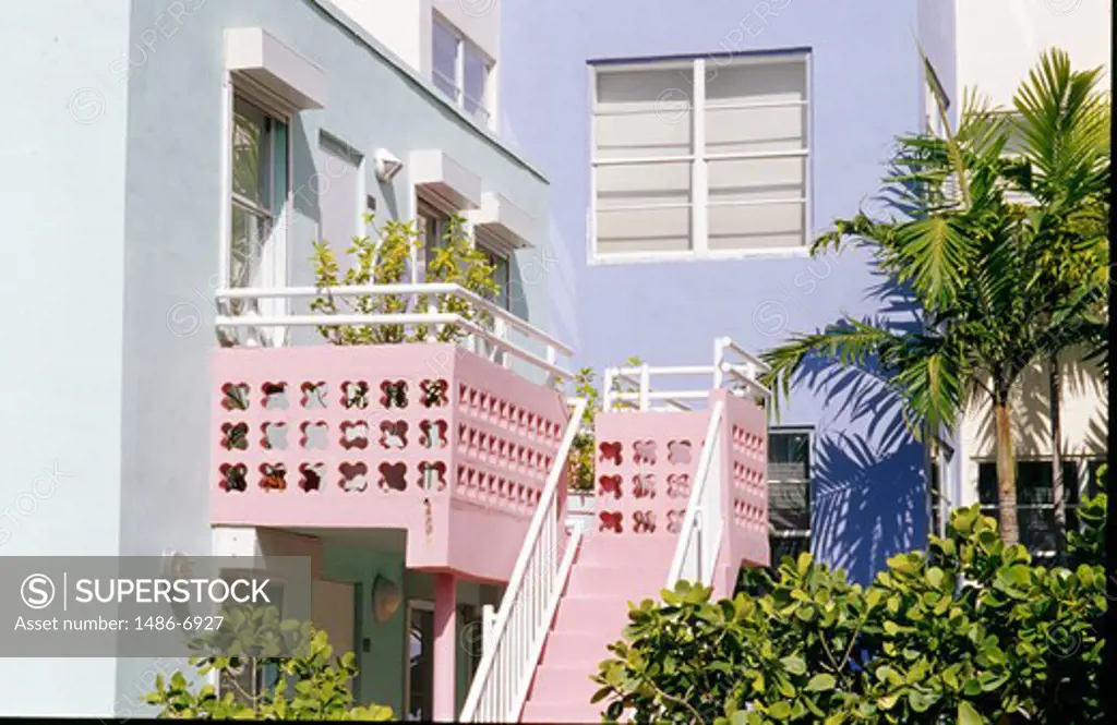 USA, Florida, Miami Beach, art deco building
