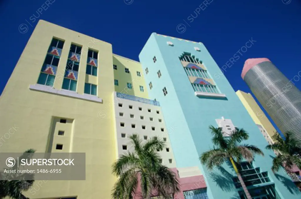 Low angle view of a building, Miami Beach, Florida, USA