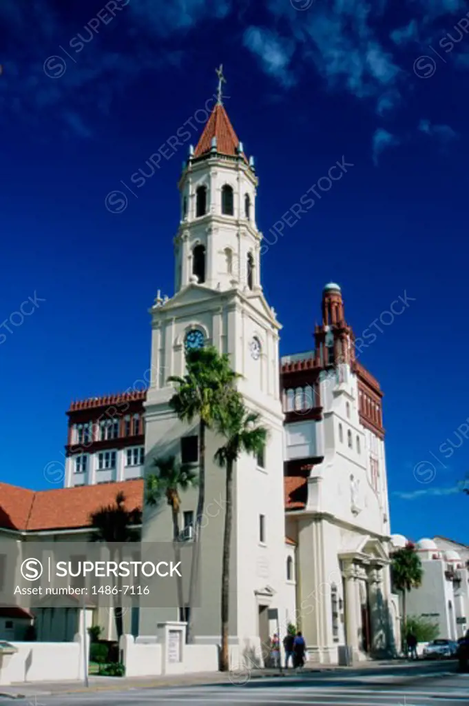 Low angle view of a cathedral, Cathedral Basilica of St. Augustine, St. Augustine, Florida, USA