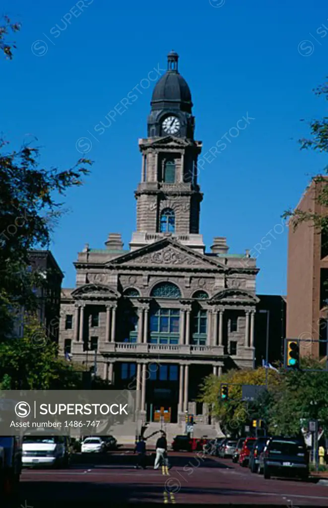 Facade of a courthouse, Tarrant County Courthouse, Tarrant County, Fort Worth, Texas, USA