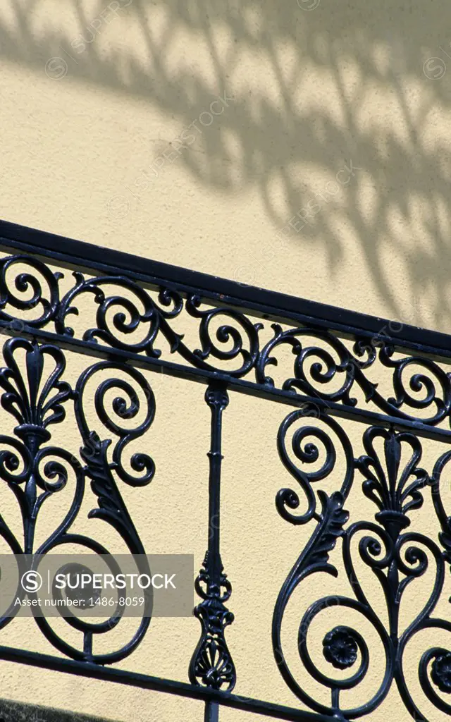 Low angle view of a gate, New Orleans, Louisiana, USA