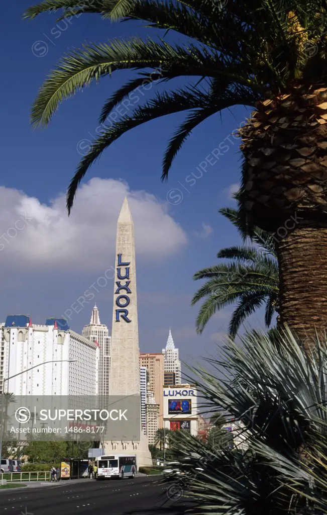 Hotel and casino in a city, Luxor Las Vegas, Las Vegas, Nevada, USA