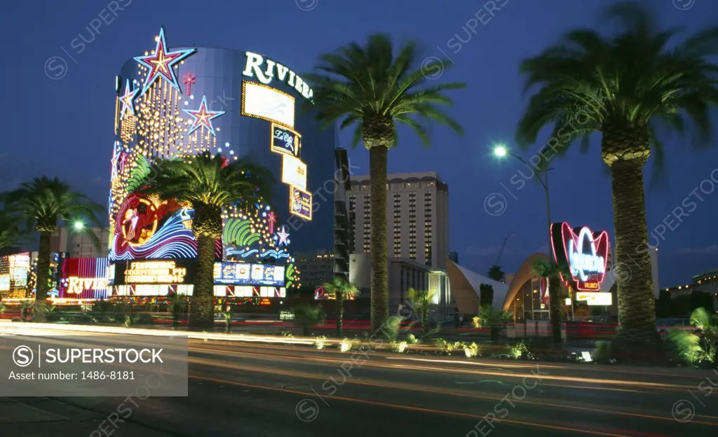 Hotel in a city, Riviera Hotel Las Vegas, Las Vegas, Nevada, USA