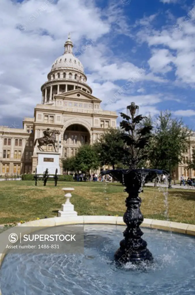 Facade of a government building, State Capitol, Austin, Texas, USA