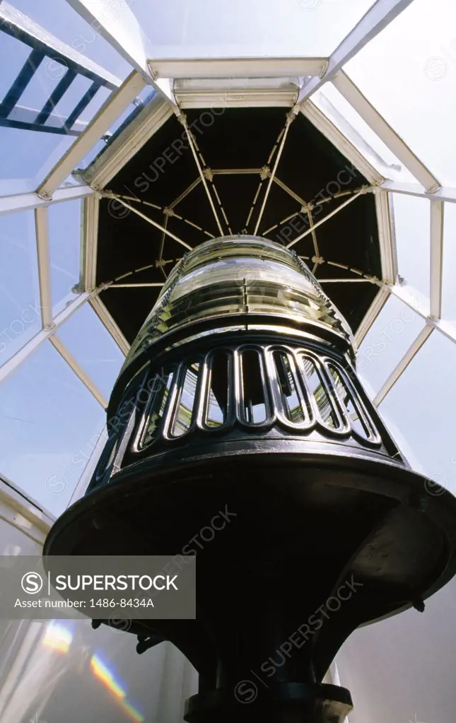 USA, California, Cabrillo National Monument, Old Point Loma Lighthouse, beacon, close-up
