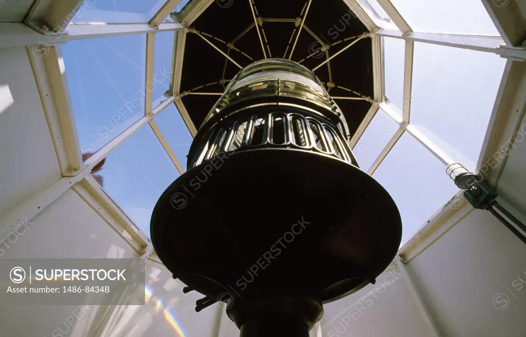 USA, California, Cabrillo National Monument, Old Point Loma Lighthouse, beacon, close-up