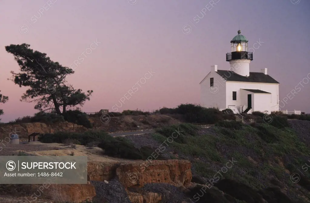 Old Point Loma Lighthouse Cabrillo National Monument California USA