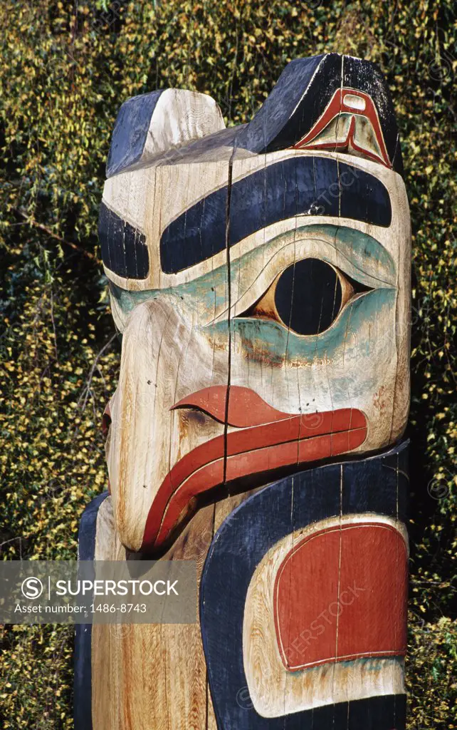 Totem Pole by Edwin Dewitt Anchorage, Alaska, USA