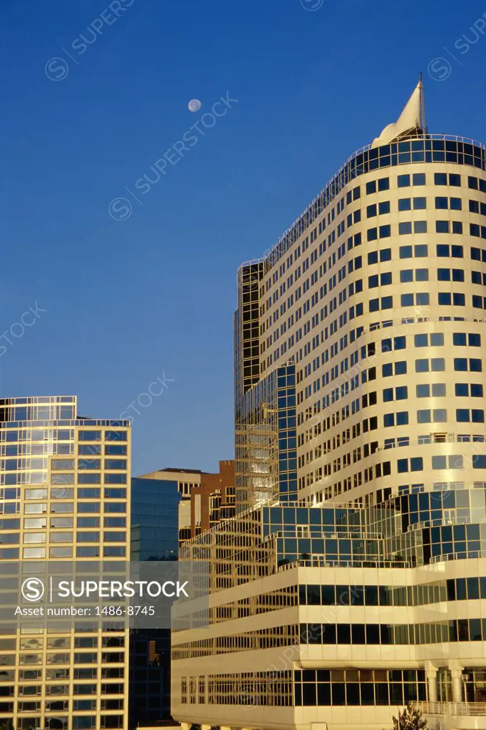 High rise buildings in a city, Vancouver, British Columbia, Canada