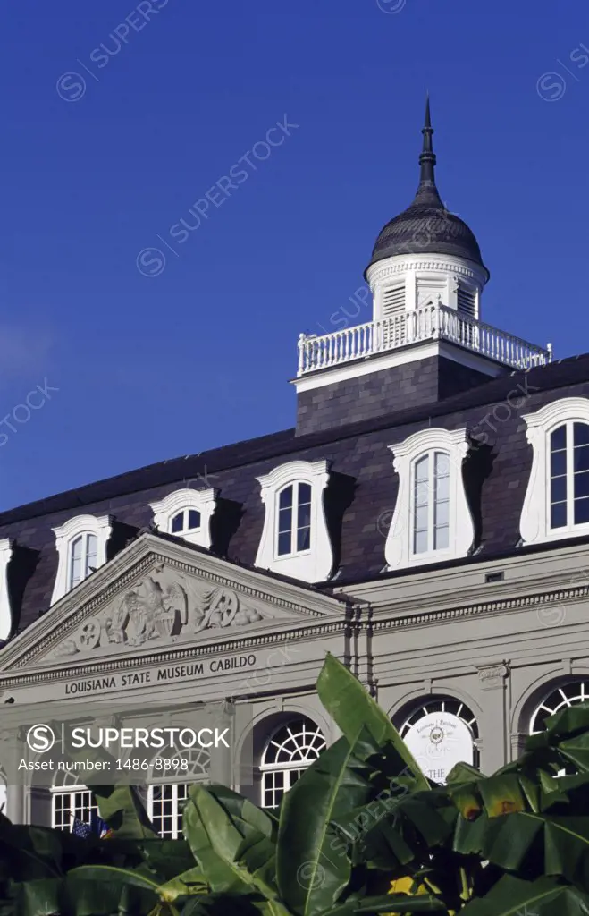 Low angle view of a museum, Louisiana State Museum, New Orleans, Louisiana, USA