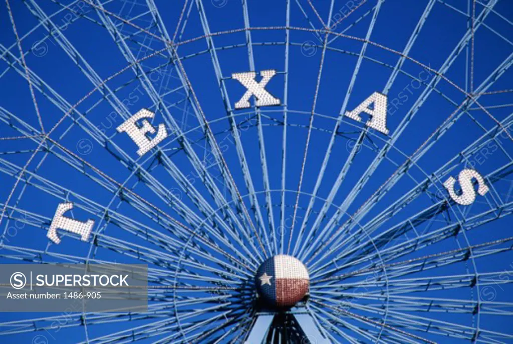 Texas on a Ferris Wheel, Fair Park, Dallas, Texas, USA