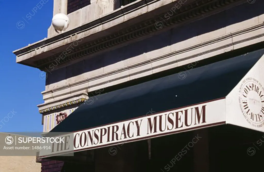 USA, Texas, Dallas, Conspiracy Museum exterior