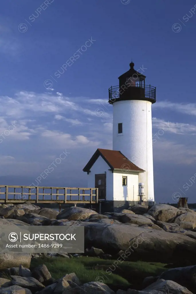 Annisquam Harbor Lighthouse Gloucester Massachusetts USA