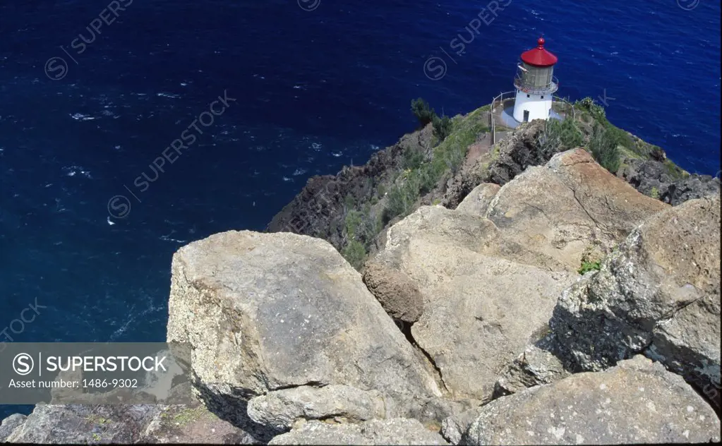 USA, Hawaii, Oahu, Makapuu Point Lighthouse