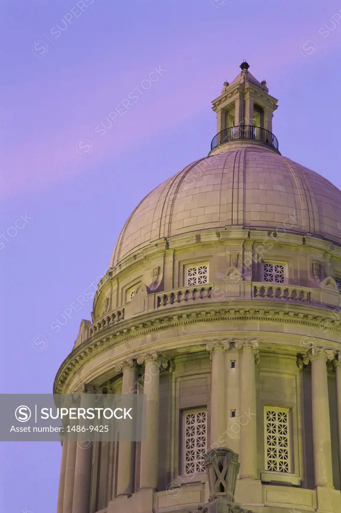 Low angle view of State Capitol, Frankfort, Kentucky, USA