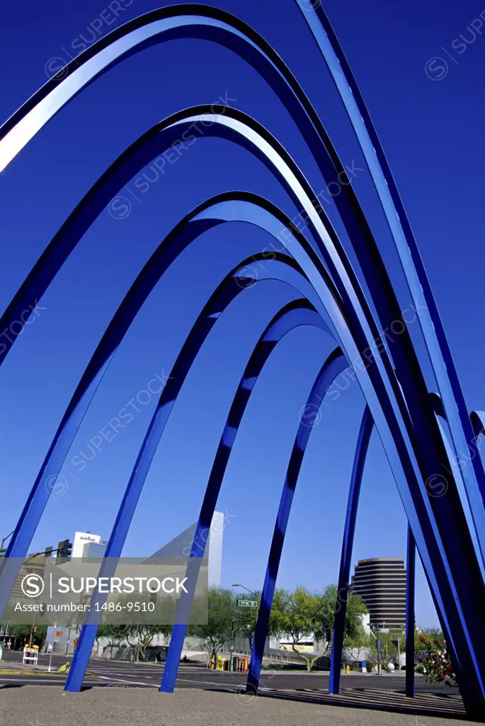 Low angle view of a sculpture, Phoenix, Arizona, USA