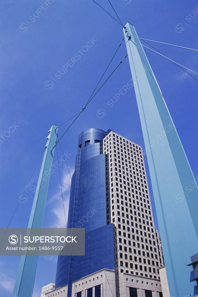 Low angle view of a building, Scripps Center, Cincinnati, Ohio, USA