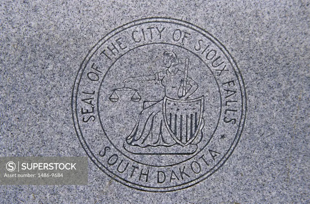 City Seal Sioux Falls South Dakota USA