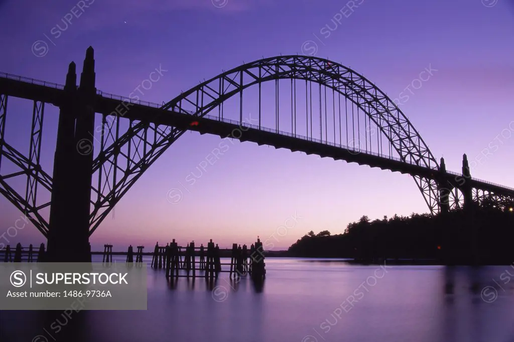 Yaquina Bay Bridge Newport Oregon USA
