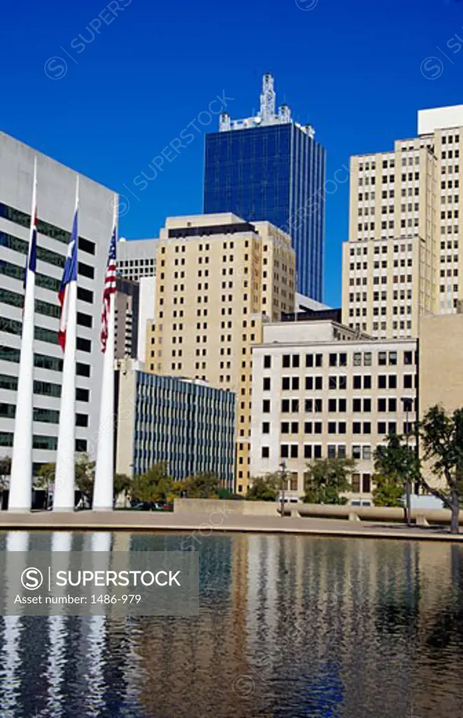 Skyscrapers in a city, City Hall Plaza, Dallas, Texas, USA
