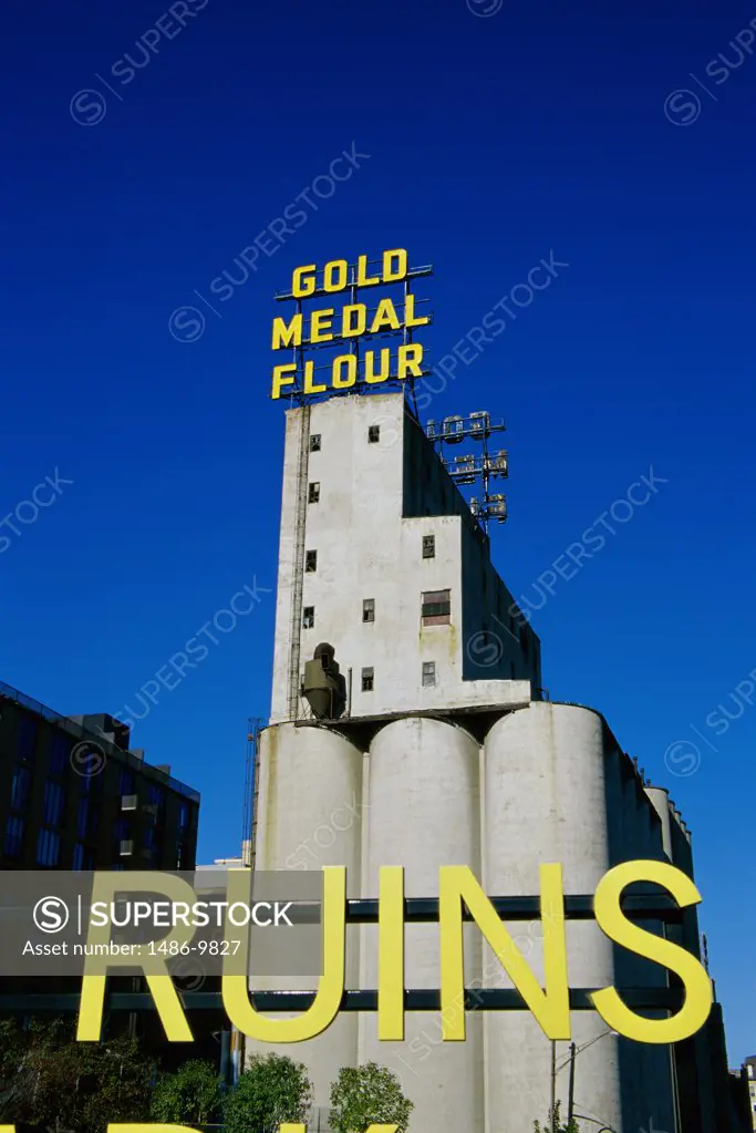 Low angle view of a museum, Mill City Museum, Minneapolis, Minnesota, USA