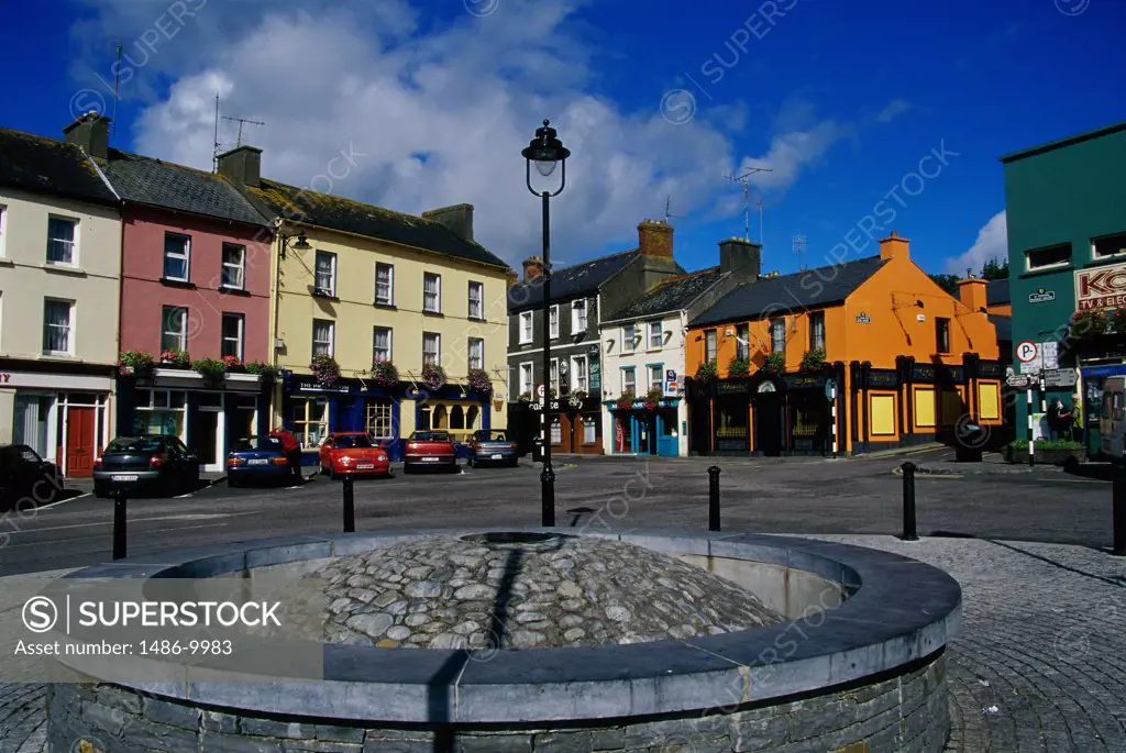 Houses in a town, Dunmanway, Ireland