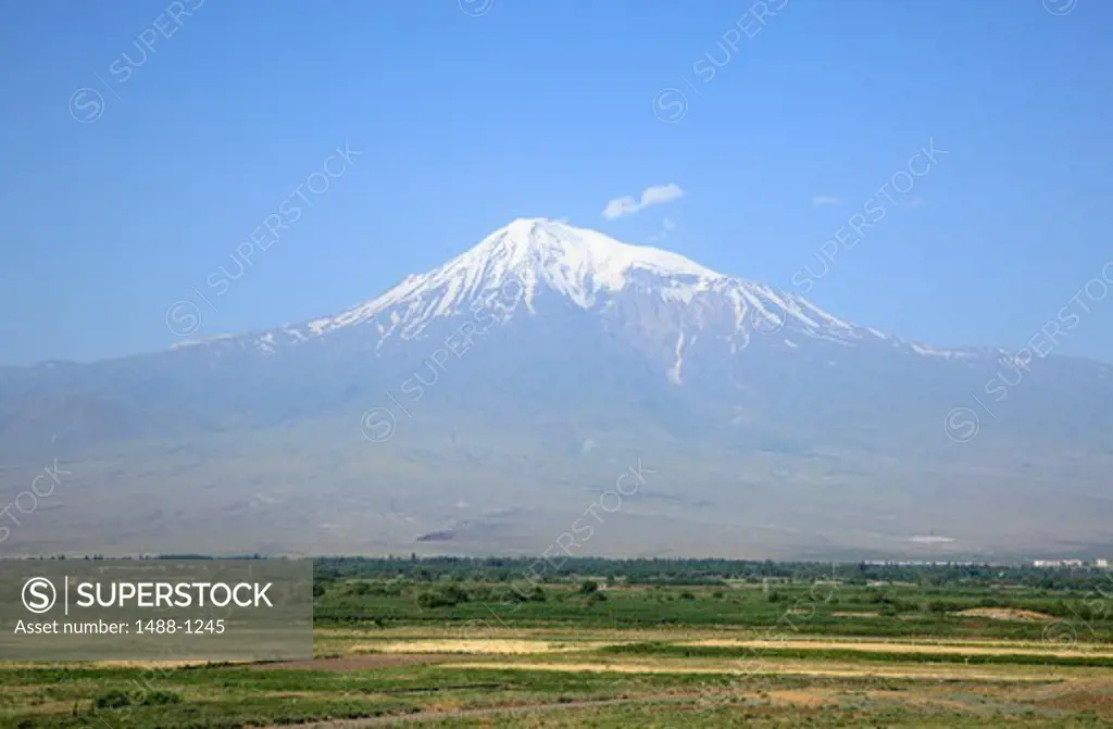 Armenia, View of Mt. Ararat (Turkey)
