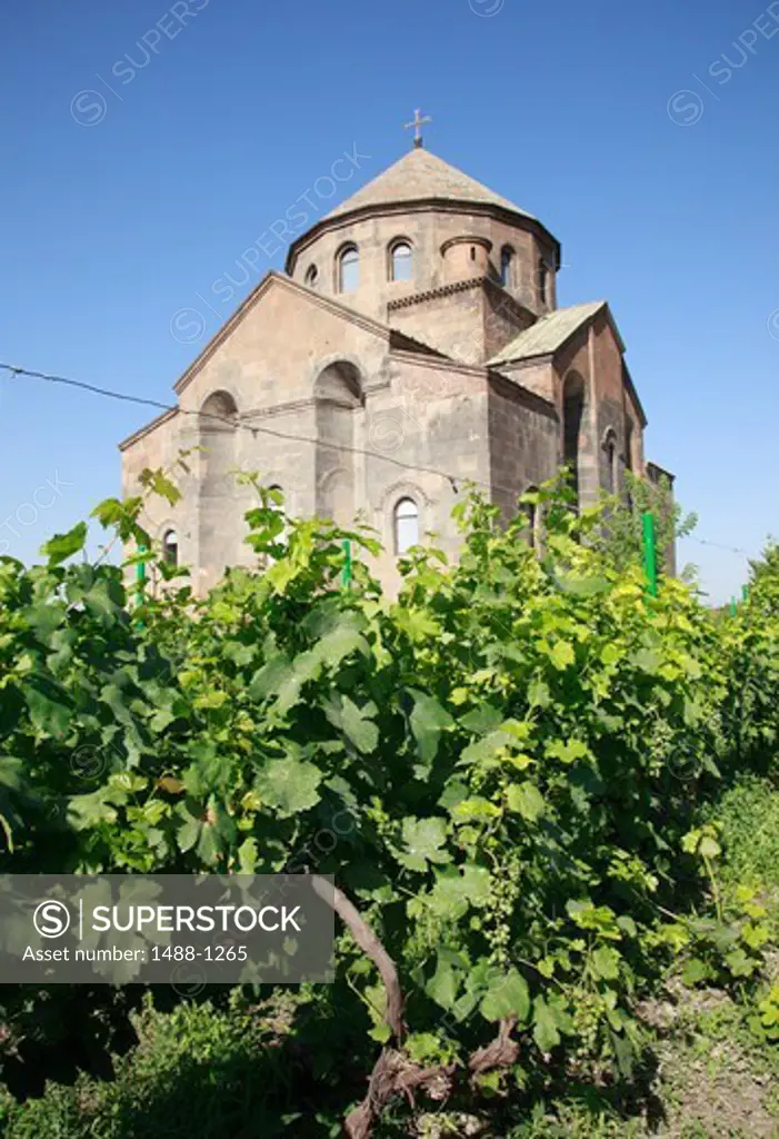 Armenia, near Yerevan, St. Hripsime Church and Vineyard