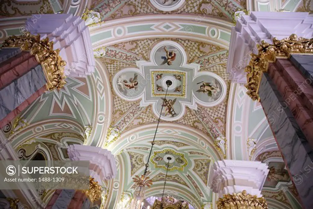 Russia, St. Petersburg, Peter and Paul Church interior