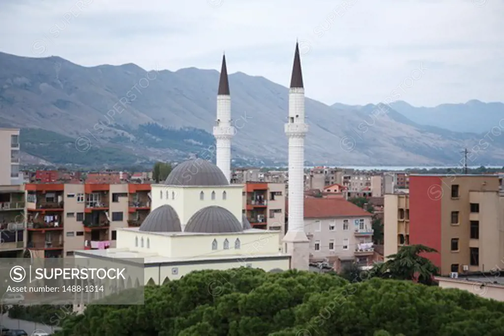 Albania, Minaret in town