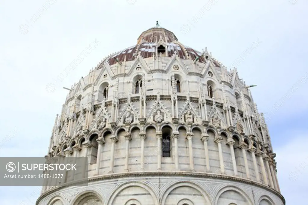 Italy, Pisa, Exterior of baptistery