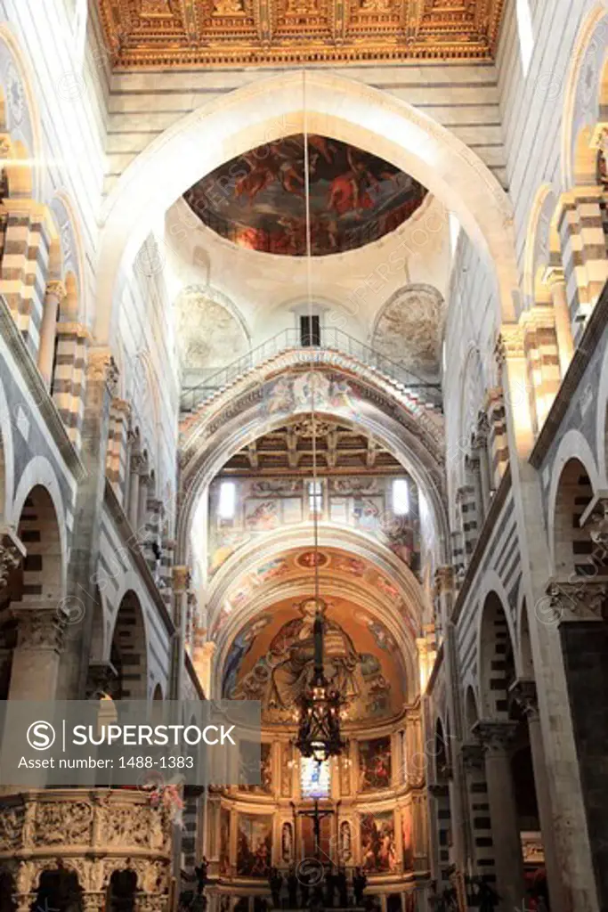 Italy, Pisa, Cathedral interior