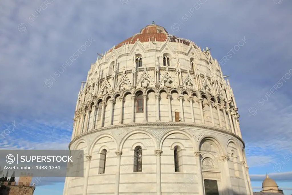 Italy, Pisa, View of baptistery