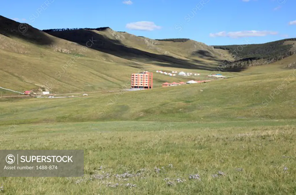 Hotel and tourist complex in a National park, Ulaanbaatar, Mongolia