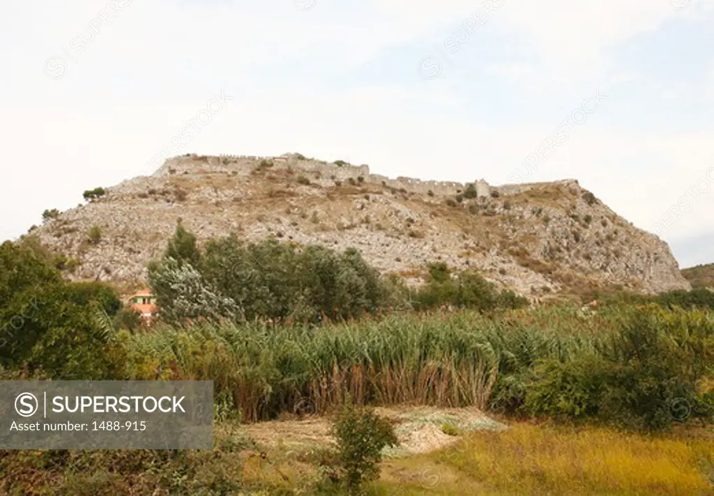 Castle on a hill, Rozafa Castle, Shkoder, Albania