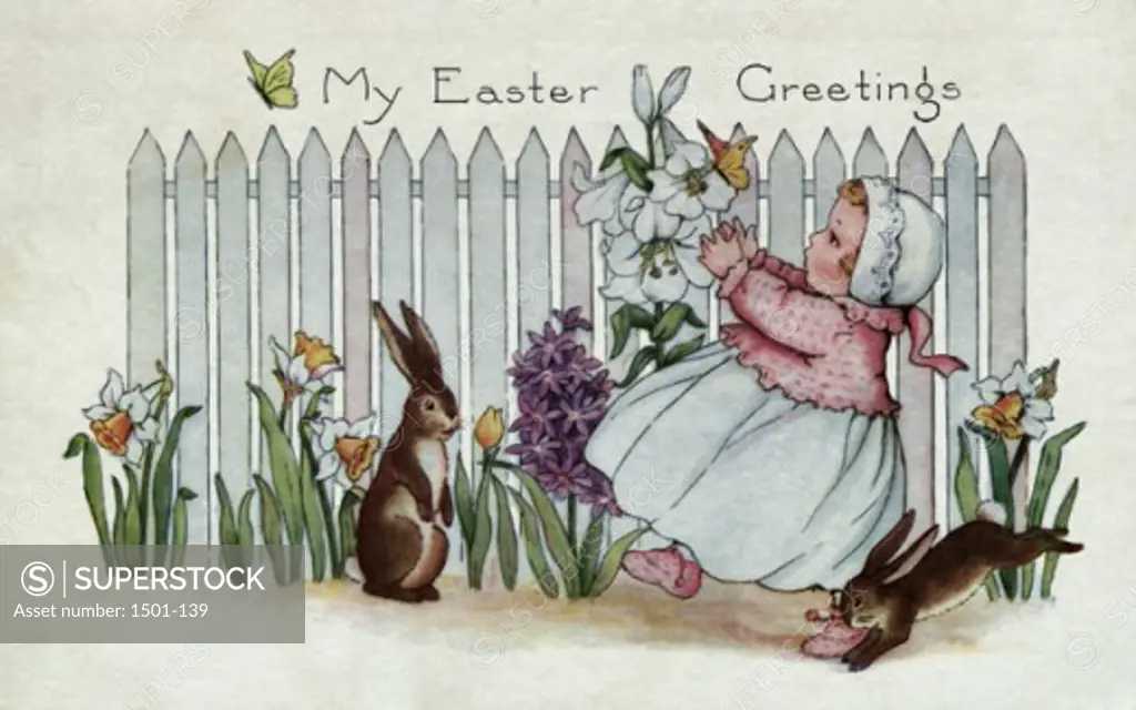 My Easter Greetings Postcard Private Collection