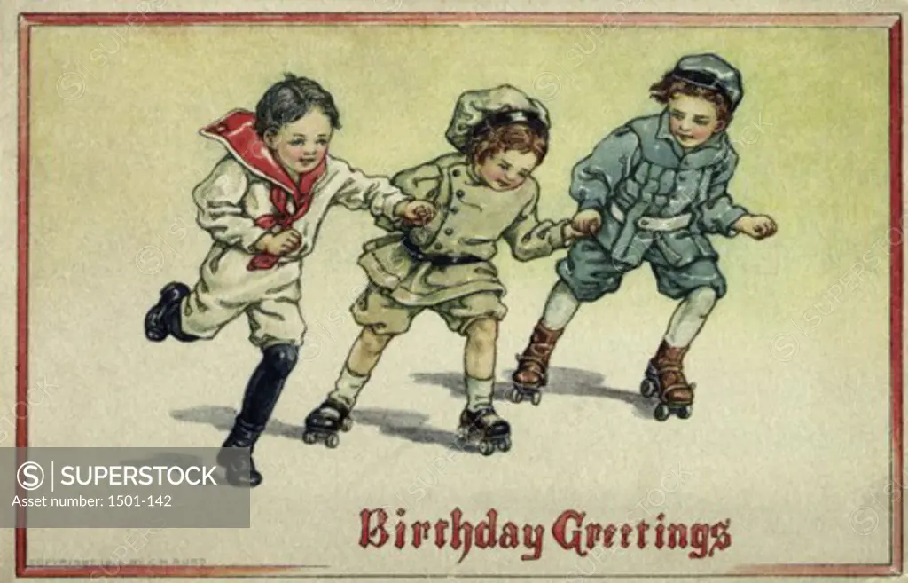 Birthday Greetings 1916 Postcard Private Collection
