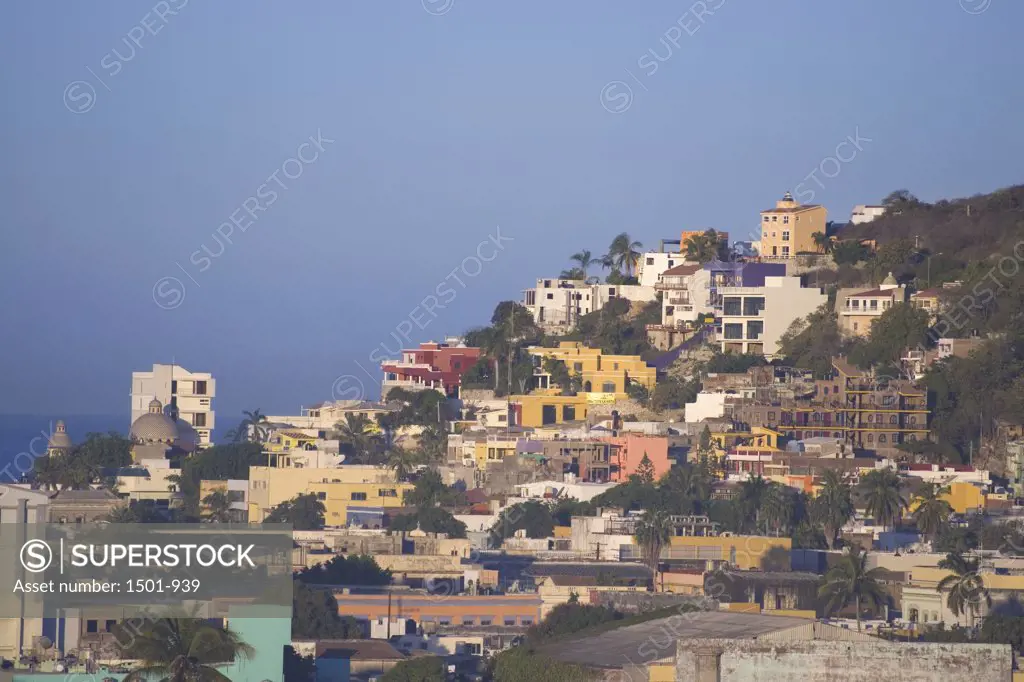 City on a hill, Icebox Hill, Mazatlan, Sinaloa, Mexico