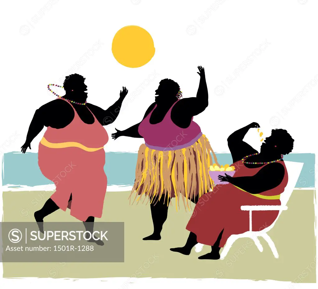 Beach Party, illustration