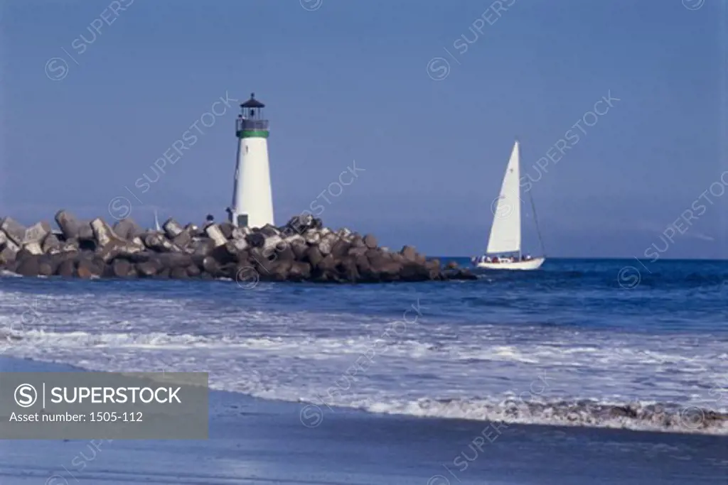 Walton Lighthouse Santa Cruz California USA