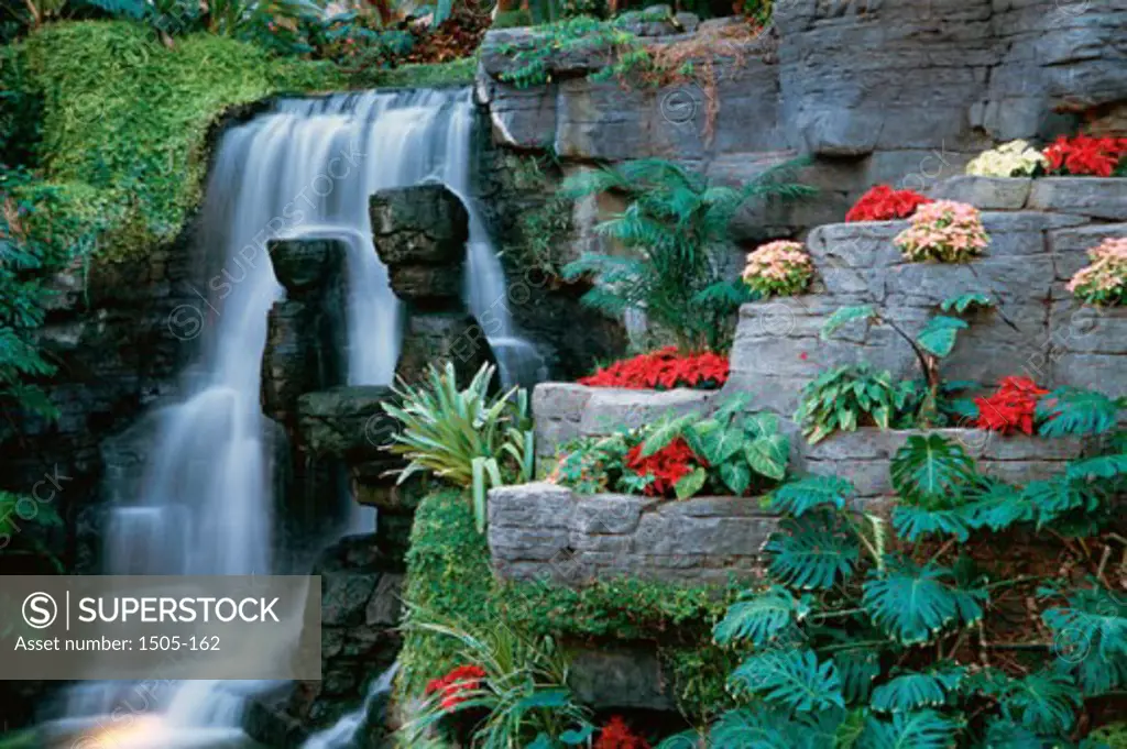 Cascading waterfall at Nashville, Tennessee, USA